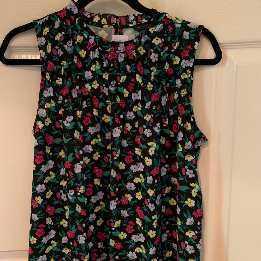 Ann Taylor floral blouse